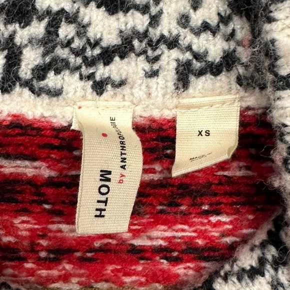 2/$20 Anthropolgie Nordic Striped Jumper Sweater - Picture 6 of 9